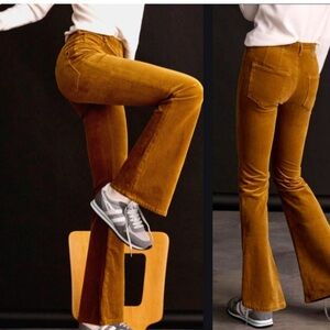 Anthropologie Pilcro Icon High Waisted Flare Corduroy